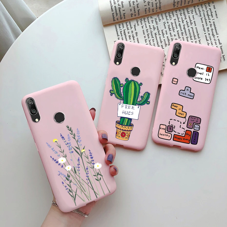 for huawei y7 2019 case huawei y7 prime 2019 silicone matte cover for fundas huawei y7 2019 y 7 y7prime y7 prime 2019 phone case free global shipping