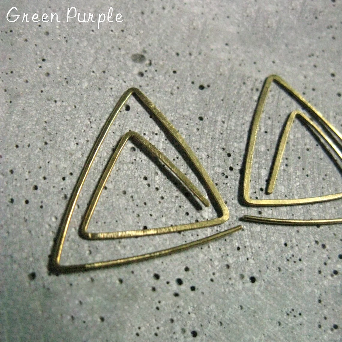 

Triangle Earrings 14k Gold Filled/Silver Handmade Jewelry Ize Boho Orecchini Oorbellen Pendientes Earrings For Women Brincos
