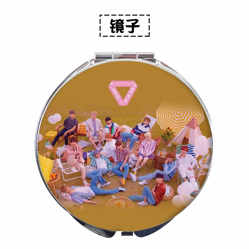 [MYKPOP] 17 дюймовое зеркало для макияжа коллекция поклонников KPOP SA18081001|Игровые