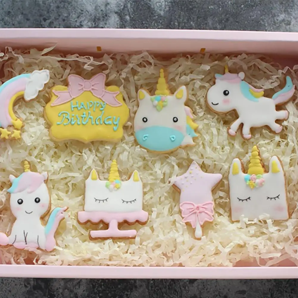 8 шт./компл. форма для печенья несколько стилей инновационный Единорог модель