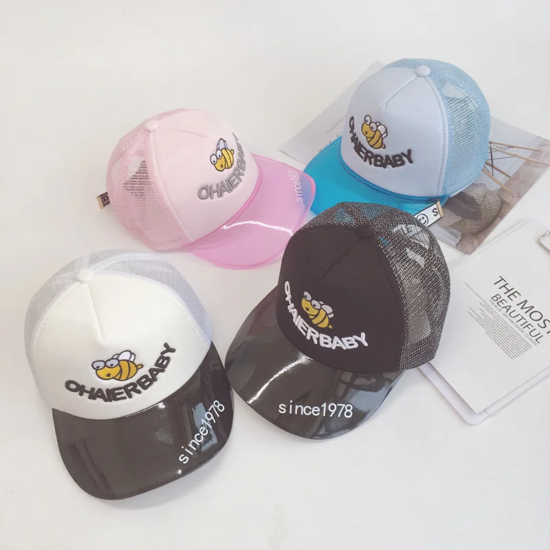 Детские шапки ребенка бейсбольной кепки хип-хоп шляпы летняя мода мальчик Snapback