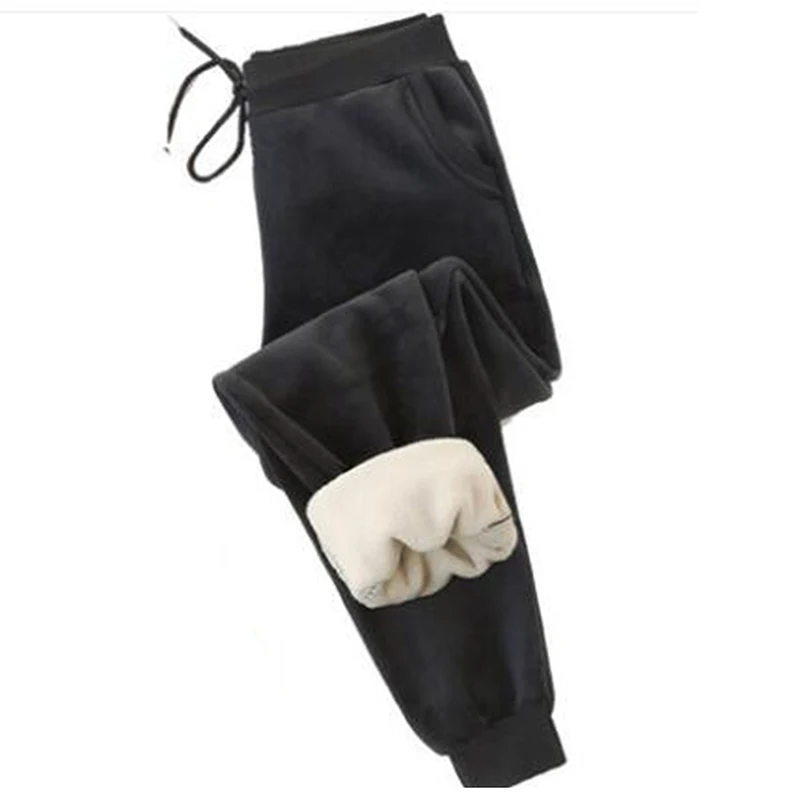 

Women Winter Pants Thick Warm Vintage Autumn Thicken Feleece Trousers Harem Pants For Women Pants