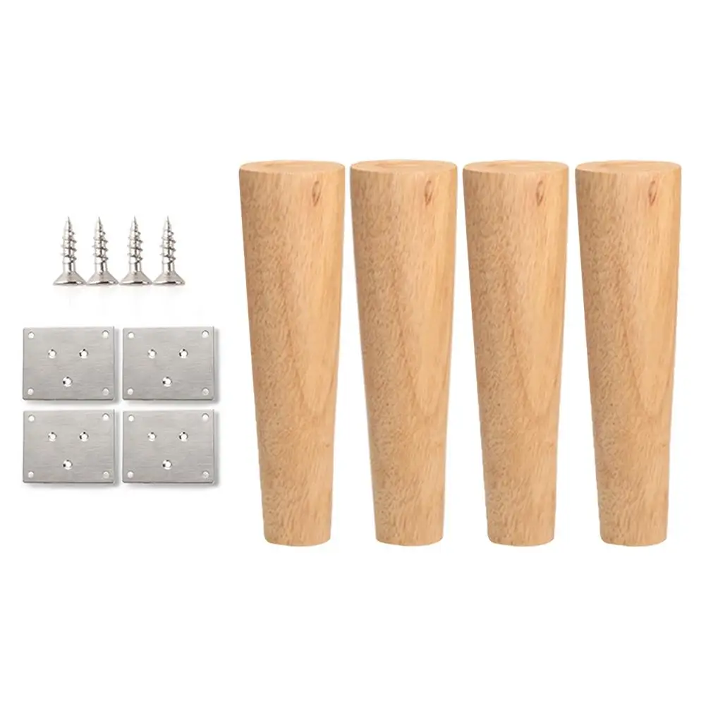 Круглые твердые деревянные ножки для мебели диван сменный коврик ног дивана