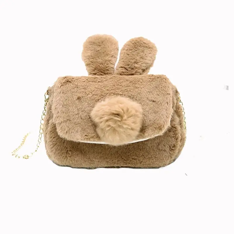 2019 Новая женская коллекция осень/зима мягкая меховая сумка на одно плечо модная