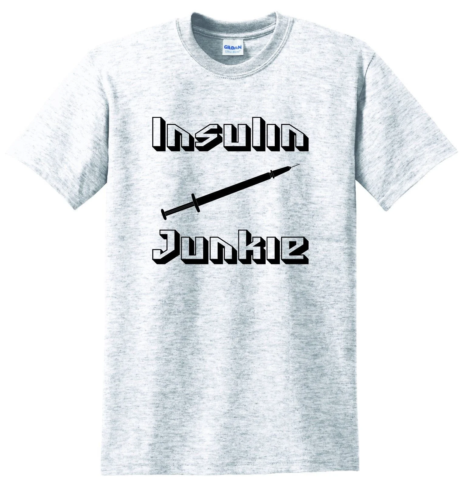 

Emo Short sleeves for men summer clothes addictive insulin funny sleeve short diabetes type 1 diabetic shirt