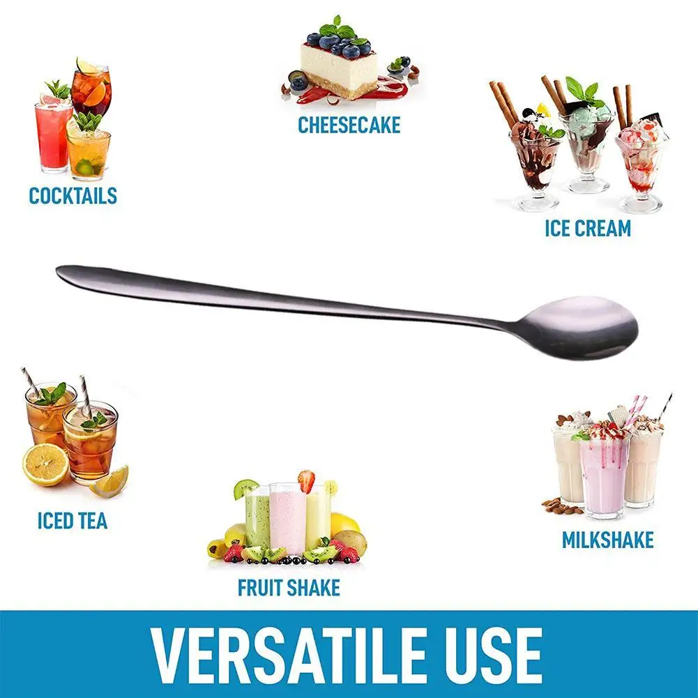 

1 Pcs Demitasse Espresso Steel Spoon Tea Rice Coffee Soup New W5D0