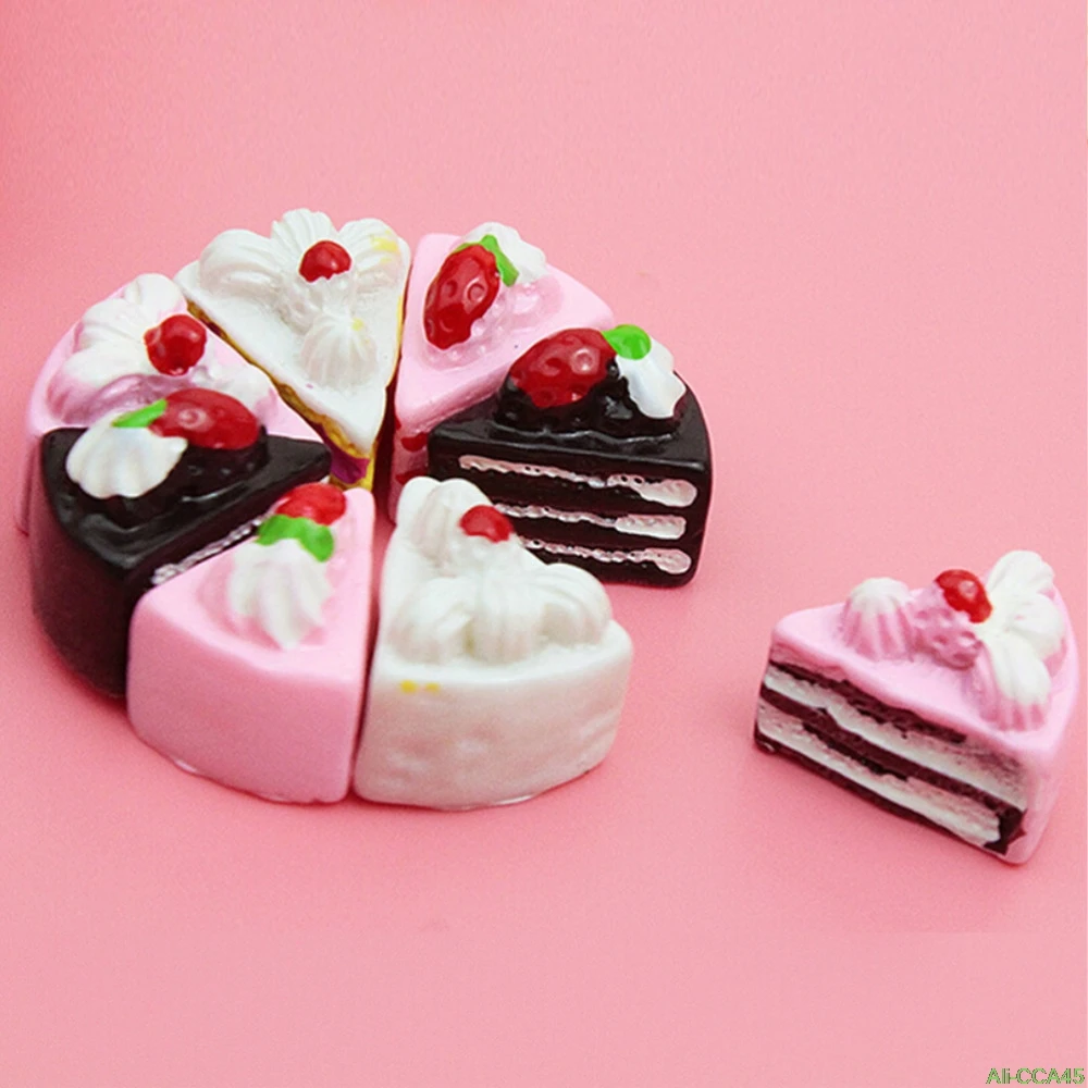 10 шт. Kawaii плоские с оборота для украшений своими руками на миниатюрный