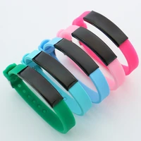 14 colors adjustable buckle candy couple bracelet soft personalize simple silicone stainless steel hand decoration gifts