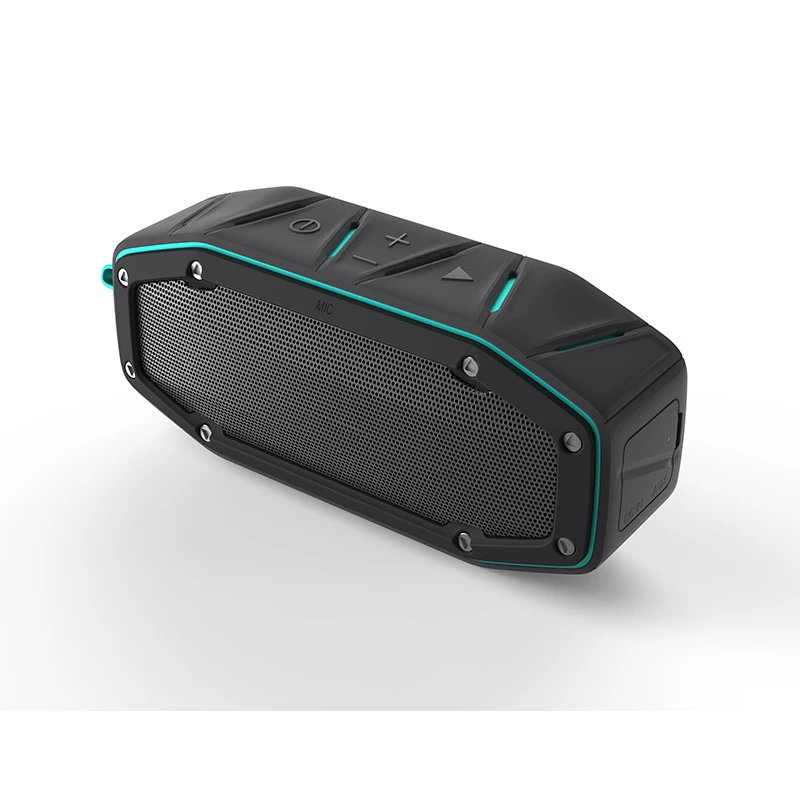 

wireless column speaker bluetooth 10w rechargable boombox for answering calls IPX6 waterproof outdoor speakers with hanger