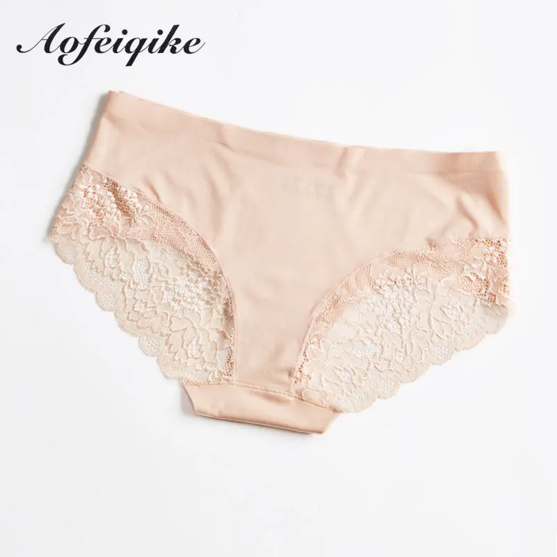 Женские Бесшовные трусики сексуальное шелковое нижнее белье для женщин мягкие