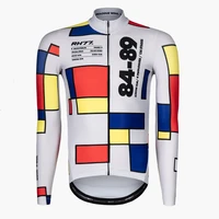 rh77 2021 pro team cycling clothing winter fleece mens bicycle jersey mtb bike maillot ropa ciclismo roadbike team sportswear