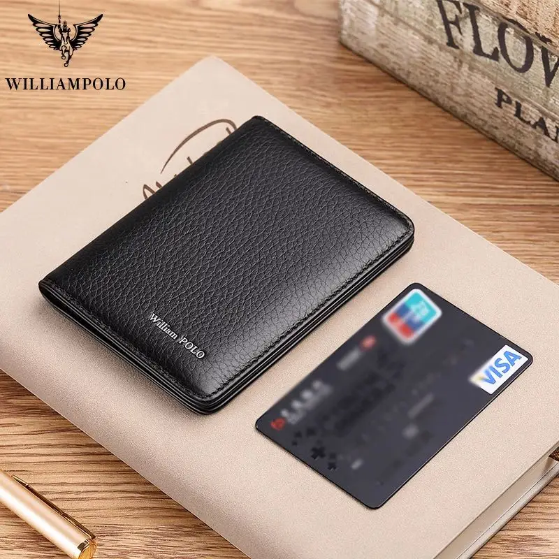2021 new leather mini wallet men's ultra-thin multifunctional fashion high-quality card holder luxury brand credit card holder