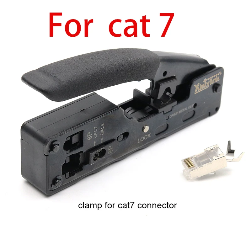 

For cat 7/6/5 RJ45 Crimp Tool for 6P/RJ11 and 8P/RJ45 Crimp Cut Strip Tool Multifunctional Crimp tool for Line Ethernet Cable