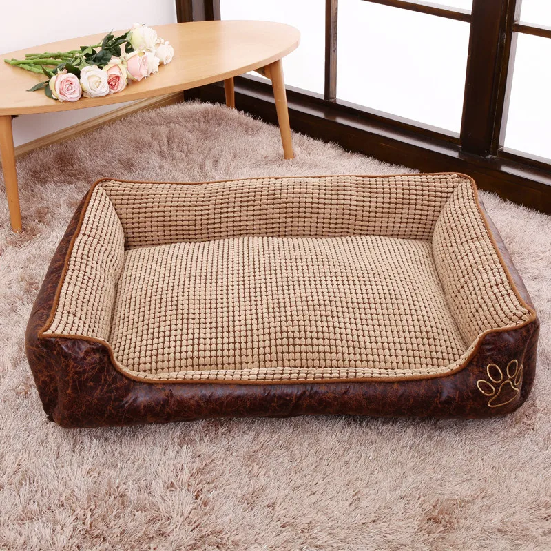 

Rectangle Dog Bed Sleeping Bag Kennel Cat Puppy Sofa Bed Pet House Winter Warm Beds Cushion for small dogs