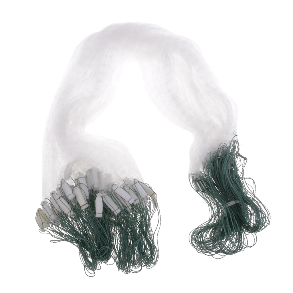 Рыболовная жаберная сеть 25 метров 1-слойная монофиламентная рыболовная с