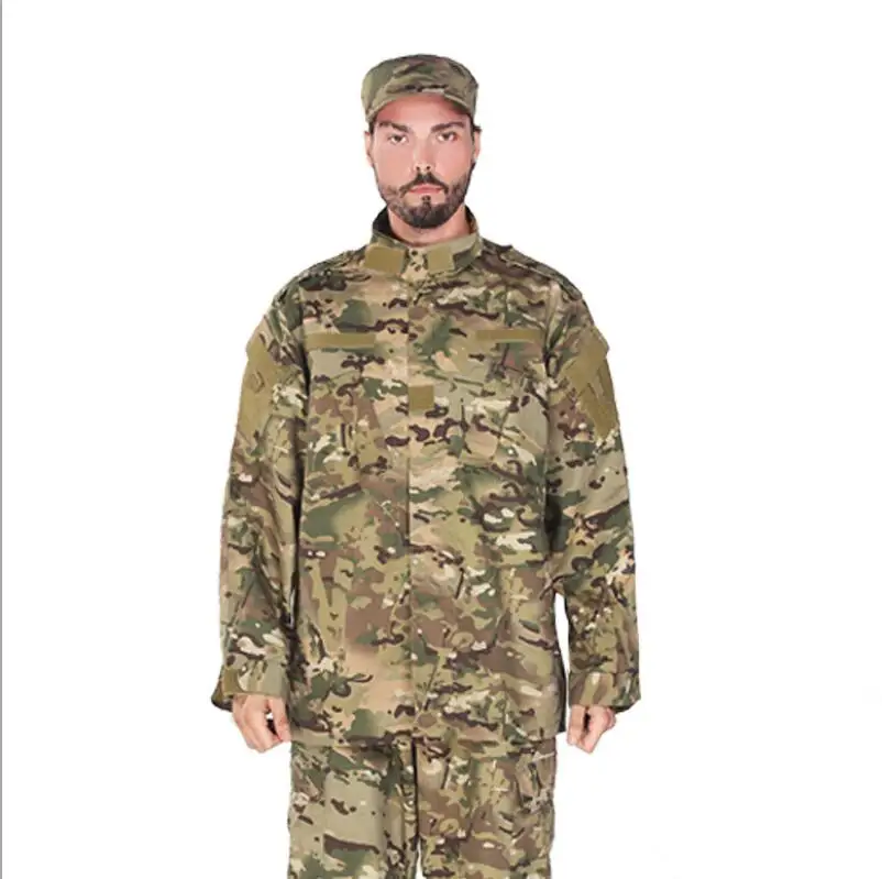 CP 17Color Men Army Tactical Military Uniform Camouflage Combat Shirt Clothes Special Forces ACU Militar Uniforms for Man Coat Set - Цвет: CP