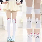 Модные детские колготки для девочек, колготки для девочек с мультяшным рисунком, весенние и летние колготки для девочек