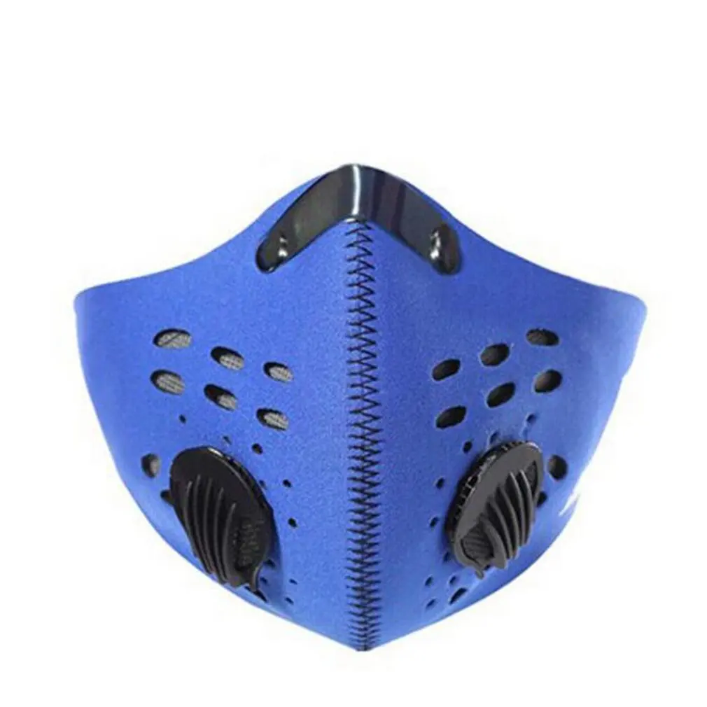 Дышащая велосипедная маска для лица с дыхательным клапаном Спортивная