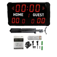 Remote Control Aluminum Portable Scoreboard/Tripod  Electronic With 14 24 S Shot Clock for Basketball Football