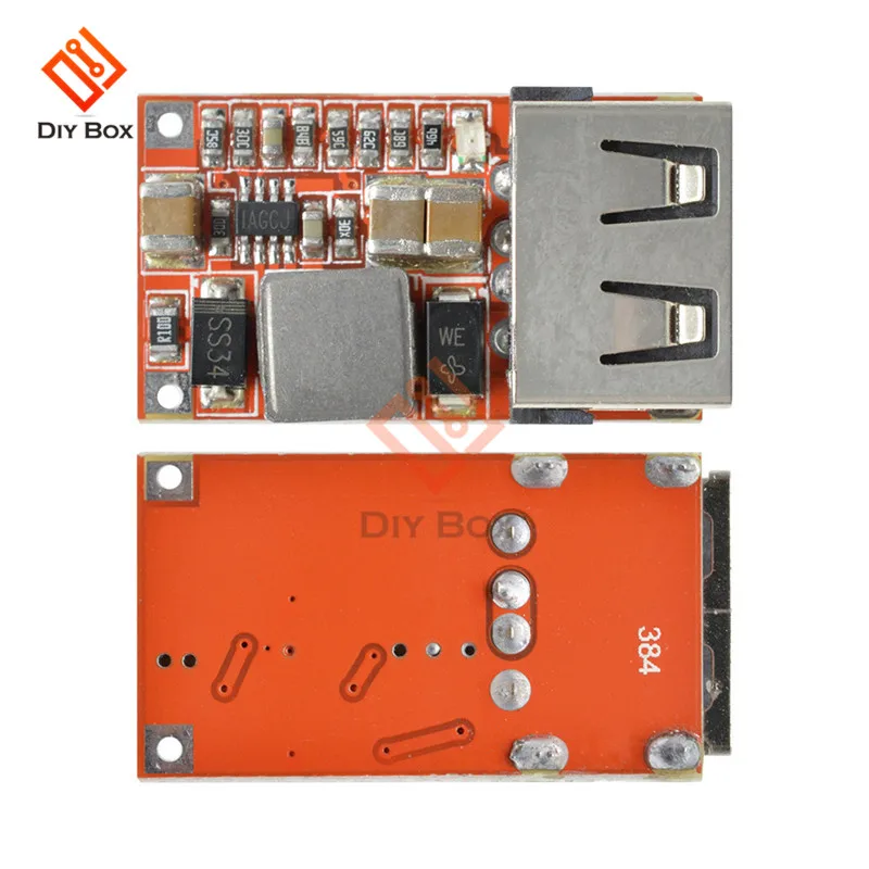 1 шт. 6-24 в 24 в 12 В до 5 В USB понижающий модуль DC-DC конвертер телефон зарядное устройство Модуль электропитания автомобиля понижающий модуль