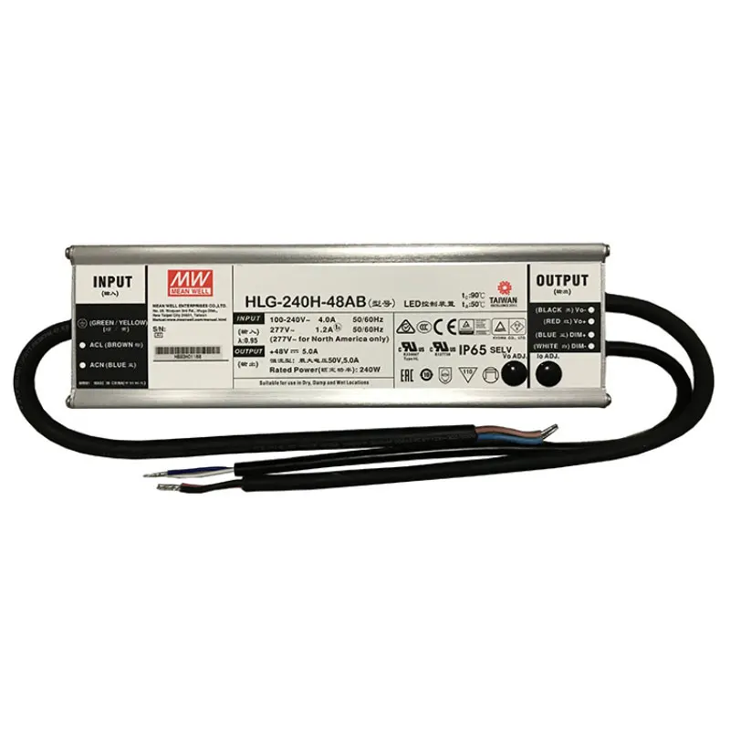 Электропитанием HLG 240H 48B/AB 240W 48V водонепроницаемый комплект из 2 предметов одежды: