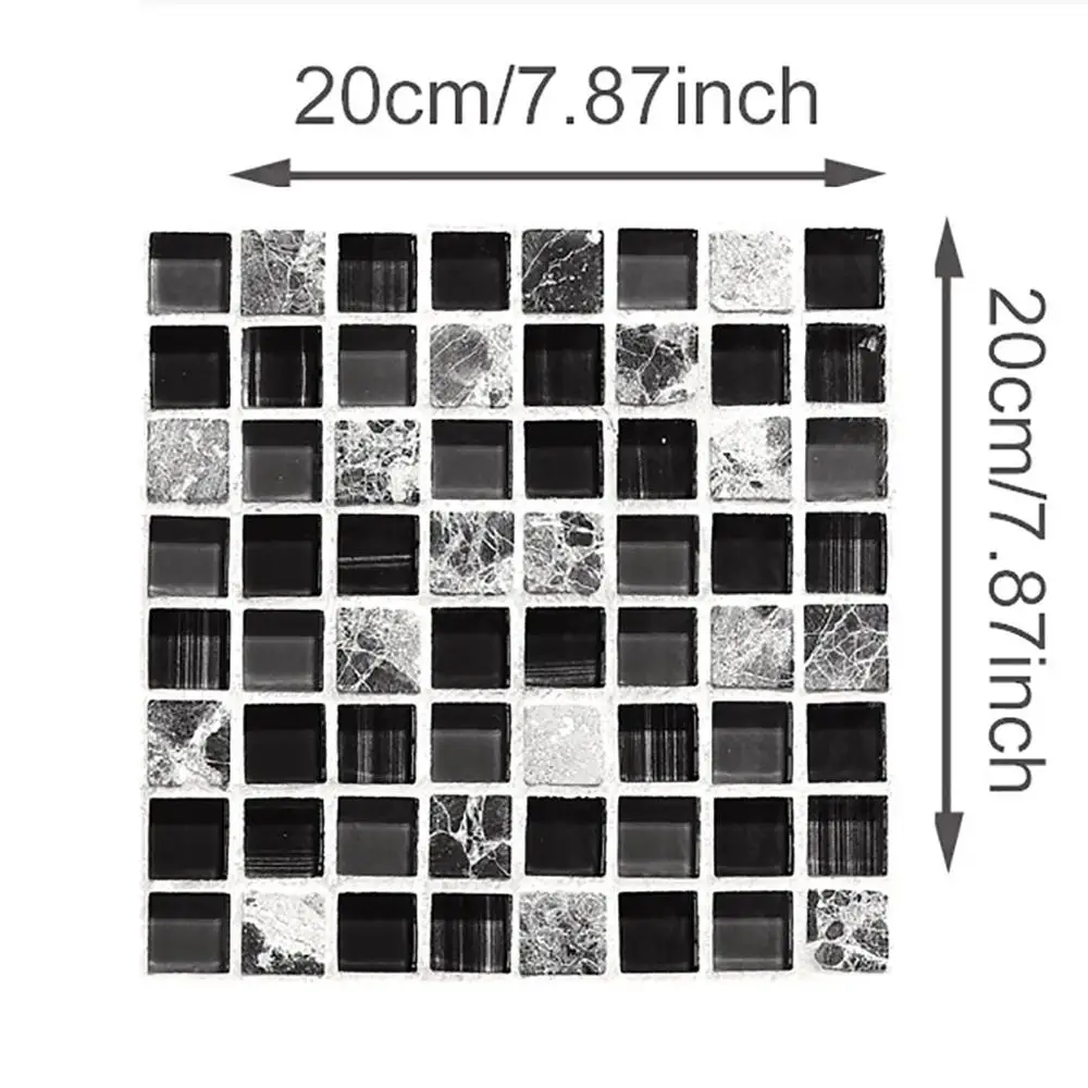 6 шт Самоклеящаяся мозаика Стикеры Кухня Ванная комната моделирование наклейки