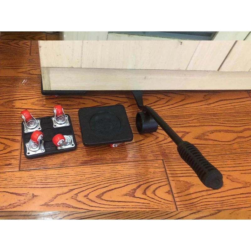 

360 Degree Professional Furniture Mover Tools Transport Lifter Heavy Stuffs Moving 4 Wheels Roller Universal Pulley 7XEA