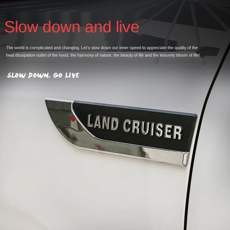 Для Toyota Land Cruiser Prado 2010-2020 боковая фурма декоративные наклейки маркировка внешняя