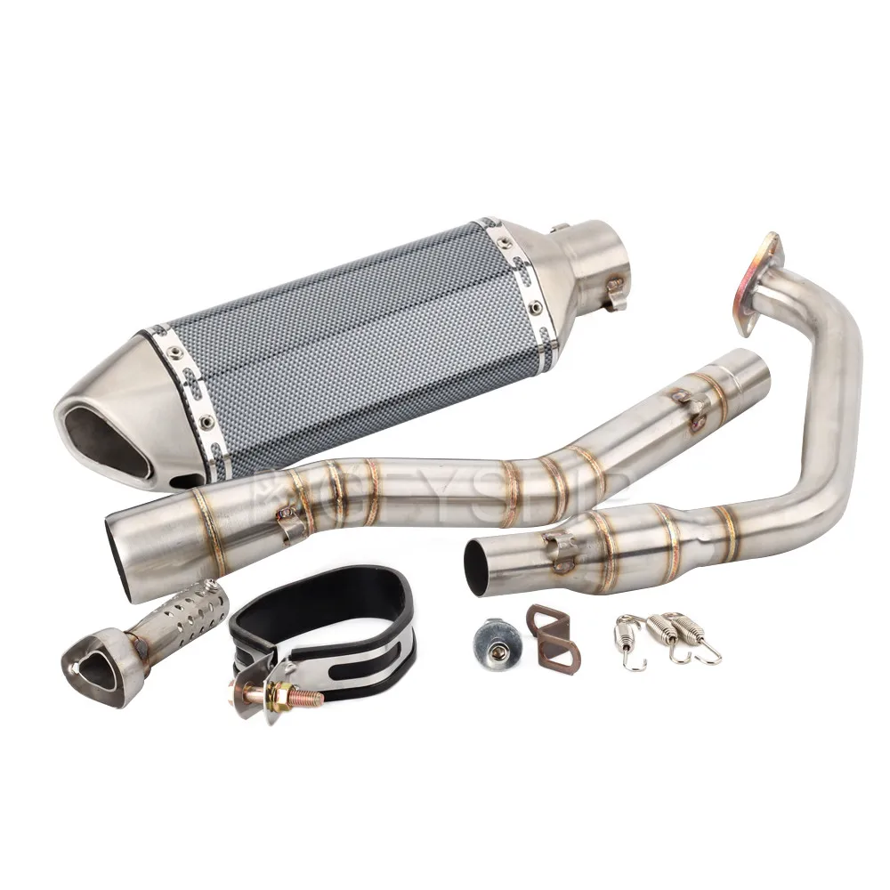 Для Yamaha YZF R125 R15 V3 YZF-R125 YZF R15 V3 Escape Slip-on мотоцикл Akrapovic выхлопная и Соединительная труба