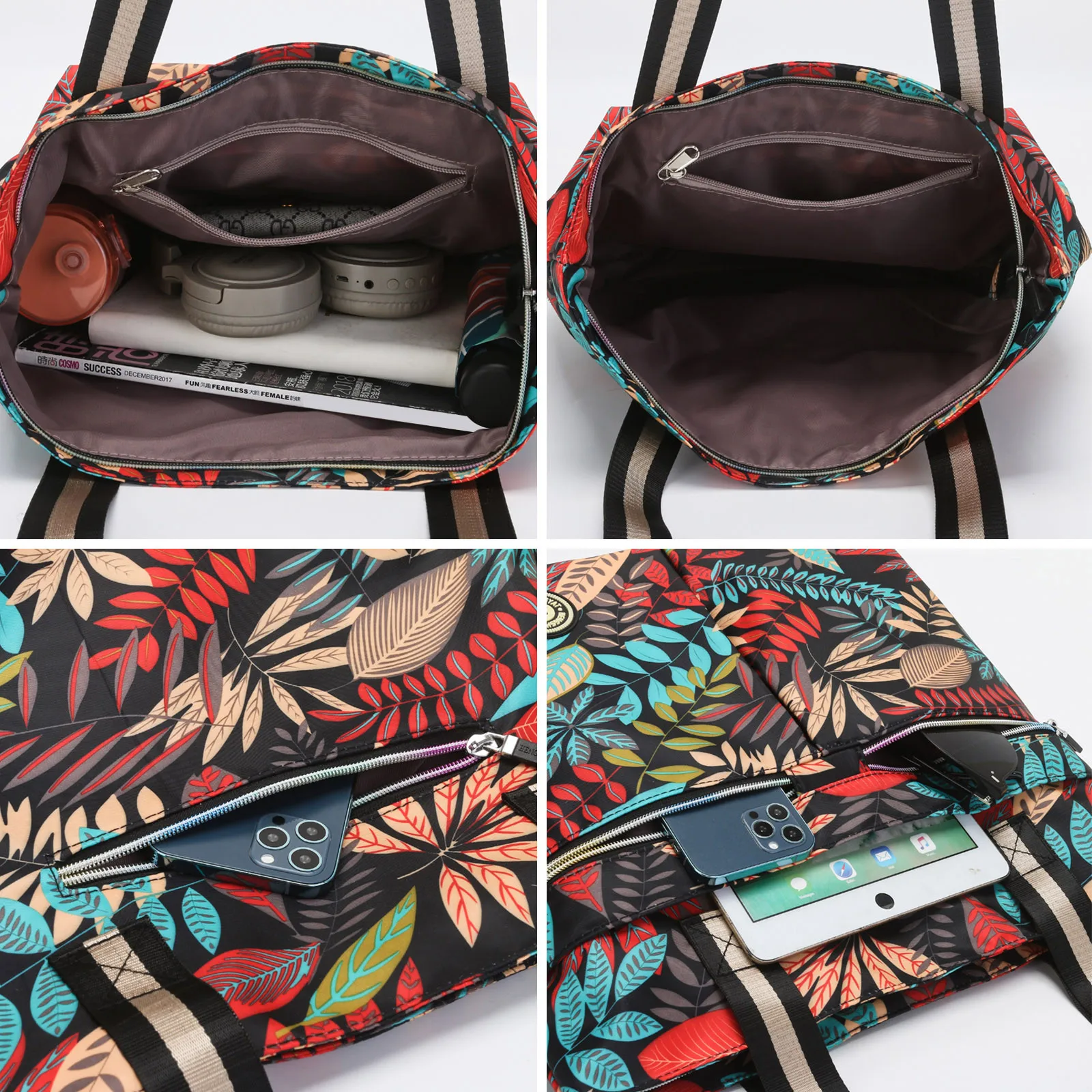

Ladies new style nylon wear-resistant waterproof travel bag shoulder handbag girl fashion sports school bag