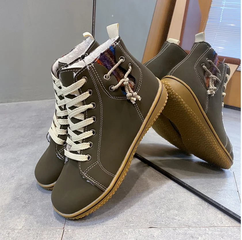 

Женские ботильоны на платформе и низком каблуке, женские ботинки с пряжкой, короткие ботинки на толстом каблуке для дам