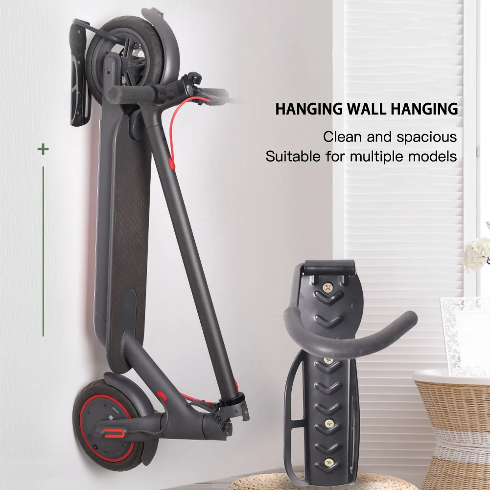 

Scooter Wall Holder Space-Saving Compact Practical for Xaiomi M365 Electric Scooter Accessories Mountain Road Bike Wall Holder