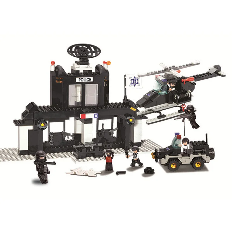 

Конструктор детский «Морская Полиция», 385 блоков, 1500