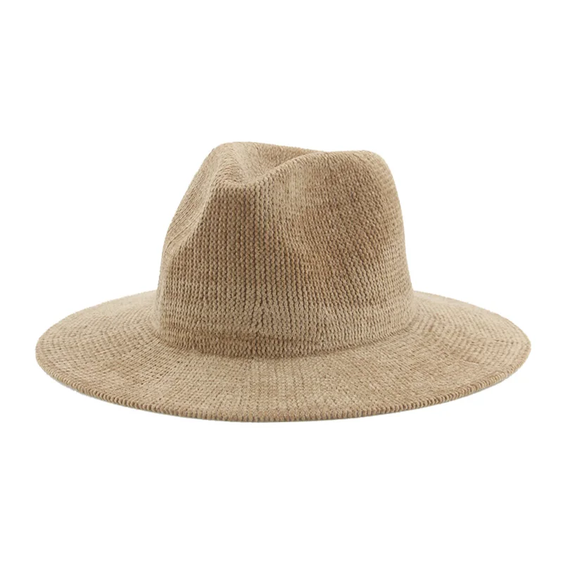 шапка женская шляпа Шляпа фетровая Вельветовая осенне-зимняя - купить по