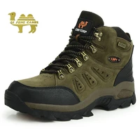 men women high top hiking shoes durable waterproof anti slip outdoor climbing trekking shoes military tactical boots