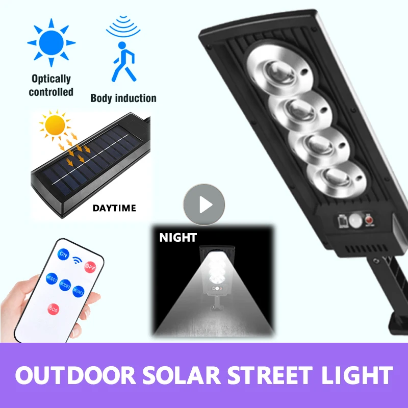 Светодиодный садовый светильник на солнечной батарее уличное освещение с