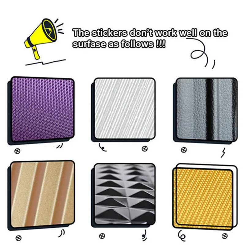 Negro Pegatinas logotipo al aire libre l&aacute;piz 7 unids/set marca calcoman&iacute;as para coche de maleta bicicleta lanzador Motor casco decorar-4
