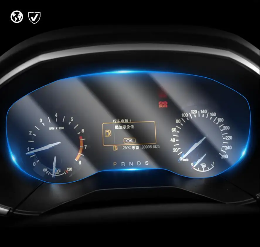 Автомобильная защитная пленка из ТПУ для панели приборной защита экрана