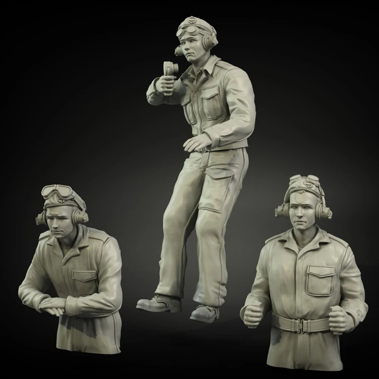 1/35 масштаб танкеров неокрашенные смолы фигура строительный комплект|Наборы для