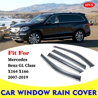 for mercedes benz gl class x164 x166 gl350 gl450 car rain shield deflectors awning trim cover exterior car styling accessories