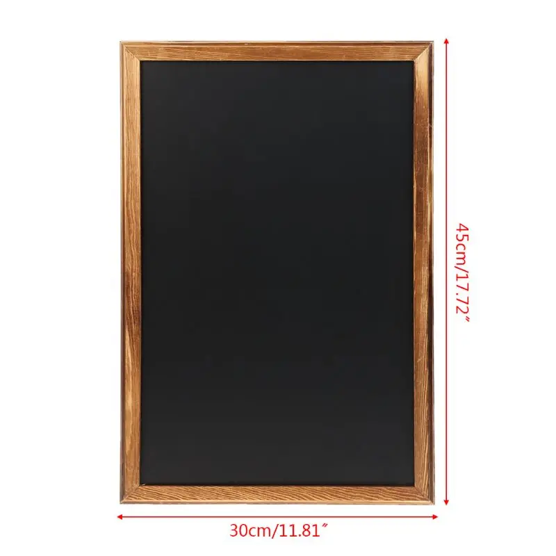 

Rectangle Hanging Wooden Message Blackboard Chalkboard Wordpad Sign Kids Board
