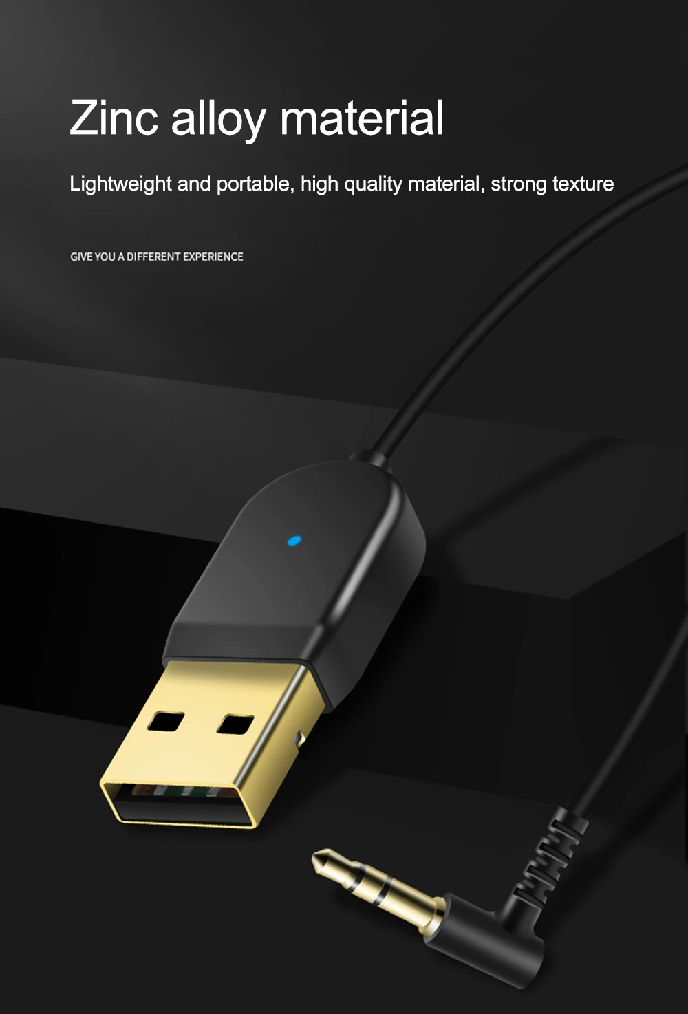 JINSERTA беспроводной USB кабель программный ключ автомобильный 3,5 мм разъем Aux Bluetooth аудио приемник адаптер динамик музыкальный передатчик