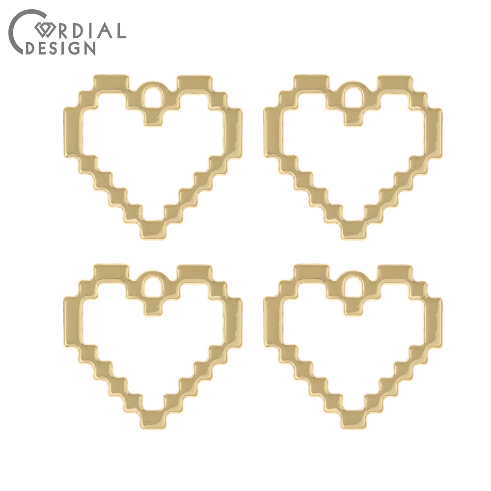 

Cordial Design 100Pcs 22*24MM Jewelry Accessories/DIY Making/Heart Shape/Pendants/Hand Made/Jewelry Finding & Components