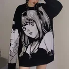 Костюм для косплея из искусственной кожи с принтом Death Note