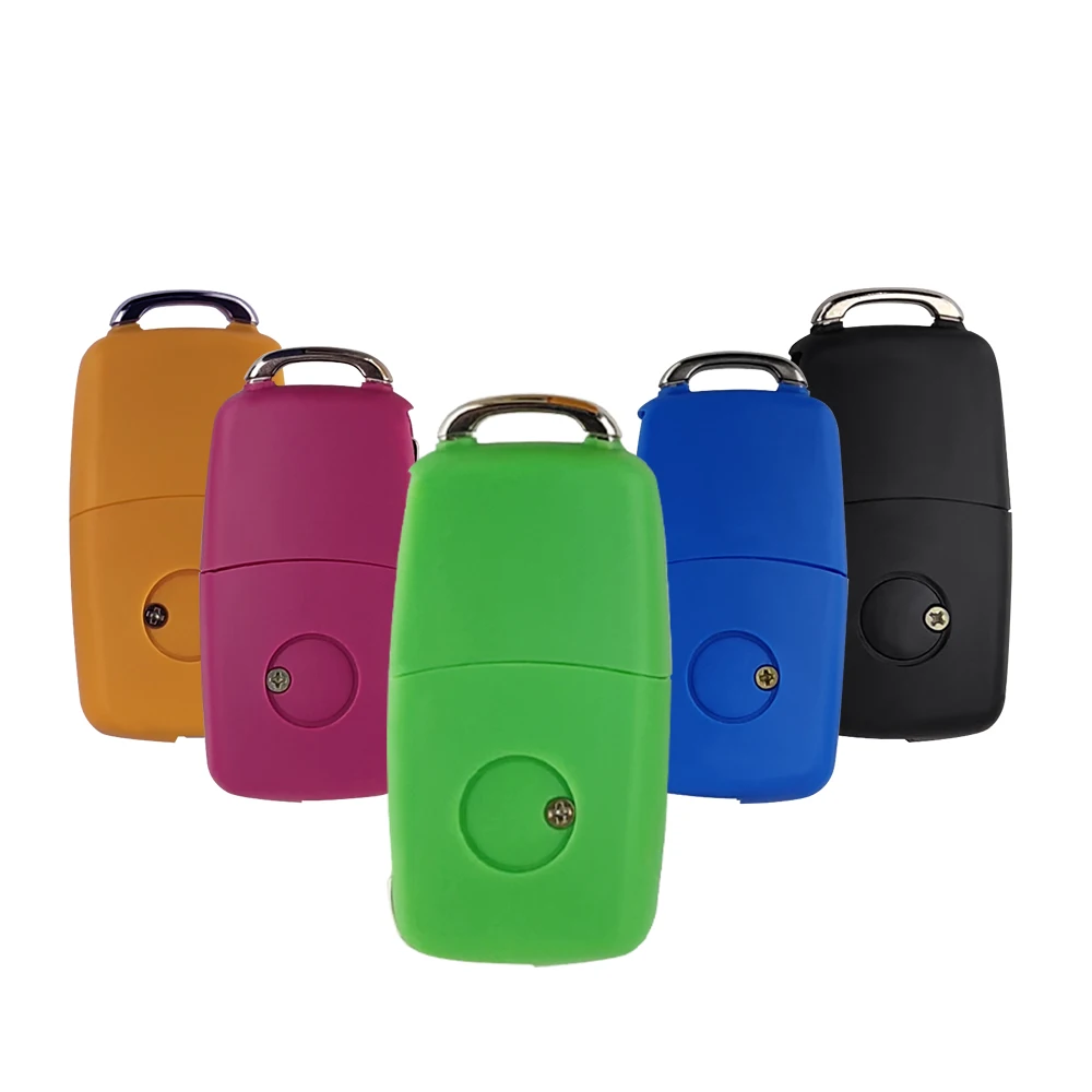 Откидной Чехол Okeytech для автомобильного ключа пульта Volkswagen Seat For Skoda Golf Passat Beetle Polo