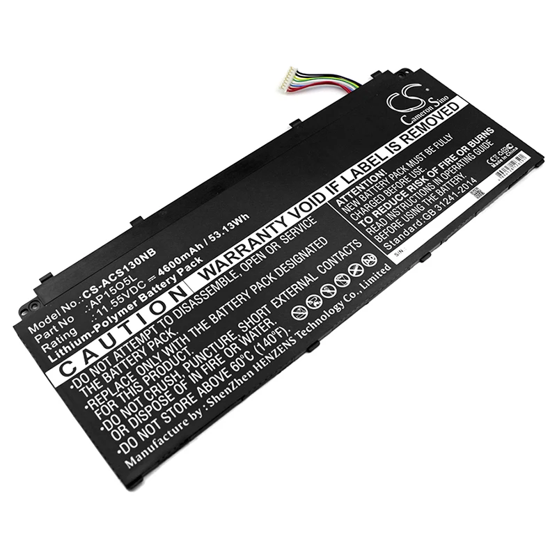 

cameron sino battery for Acer Aspire S 13, Aspire S 13 S5-371-52JR, Aspire S 13 S5-371T-58CC, Aspire S13, Aspire S13 S5-371,