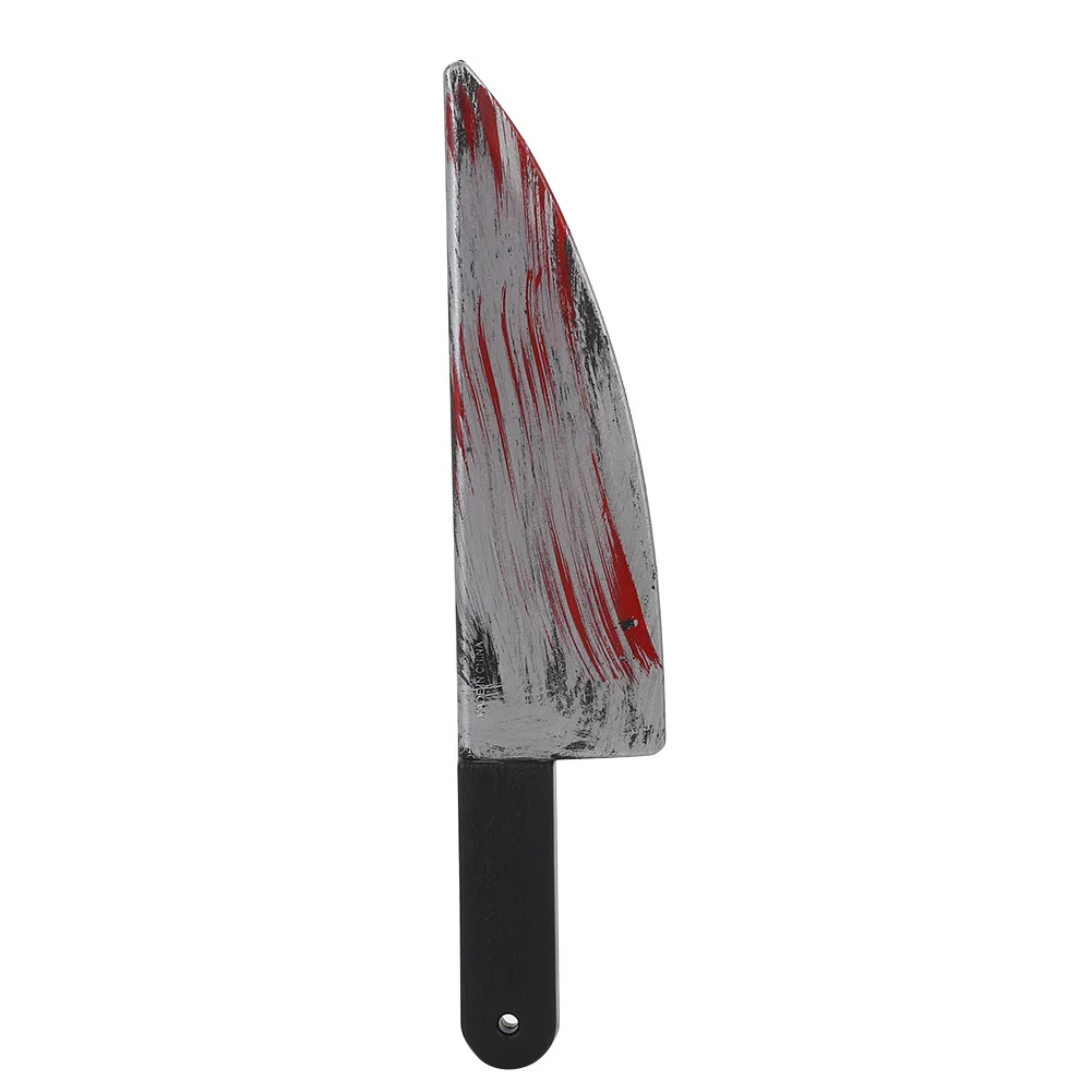 Plastic Bloody Halloween Prop Weapons Fancy Knife Cleaver Sickle Dress | Дом и сад