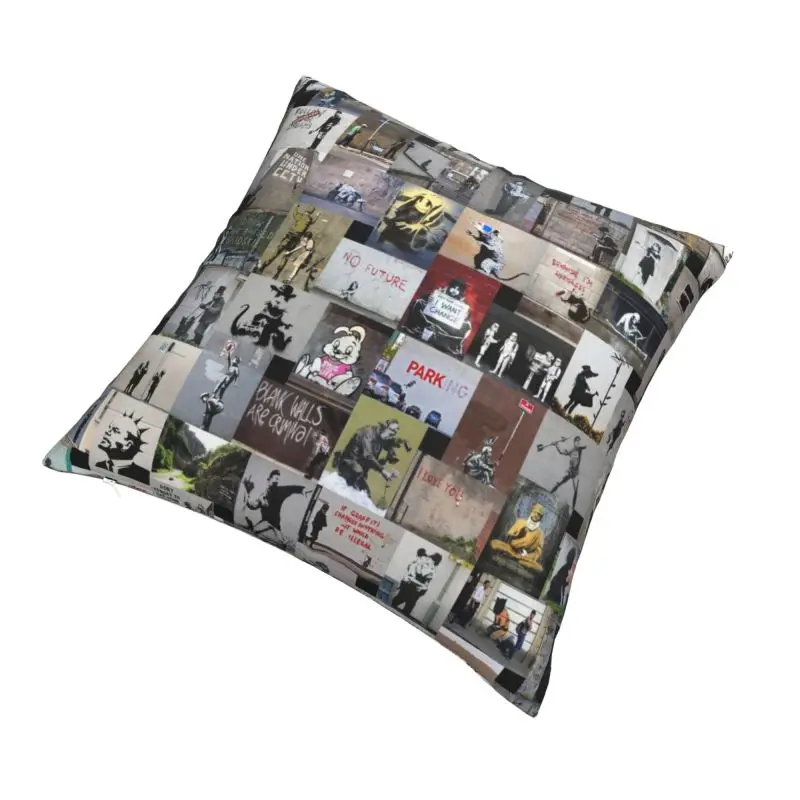 Бэнкси-стрит дневной чехол двухсторонняя печать Лондон поп-арт декоративная