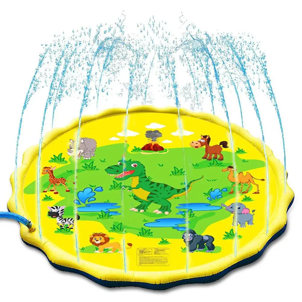 Надувной разбрызгиватель 170 см игровой коврик водная игрушка экологически