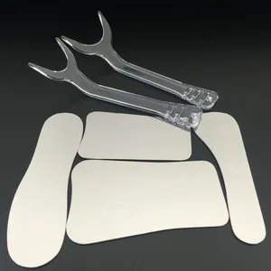 Зеркало для интраоральной фотосъемки 4 шт. + 2 шт. щеки губы рот Ретрактор стоматологический Ретракторы для щек опора для рта